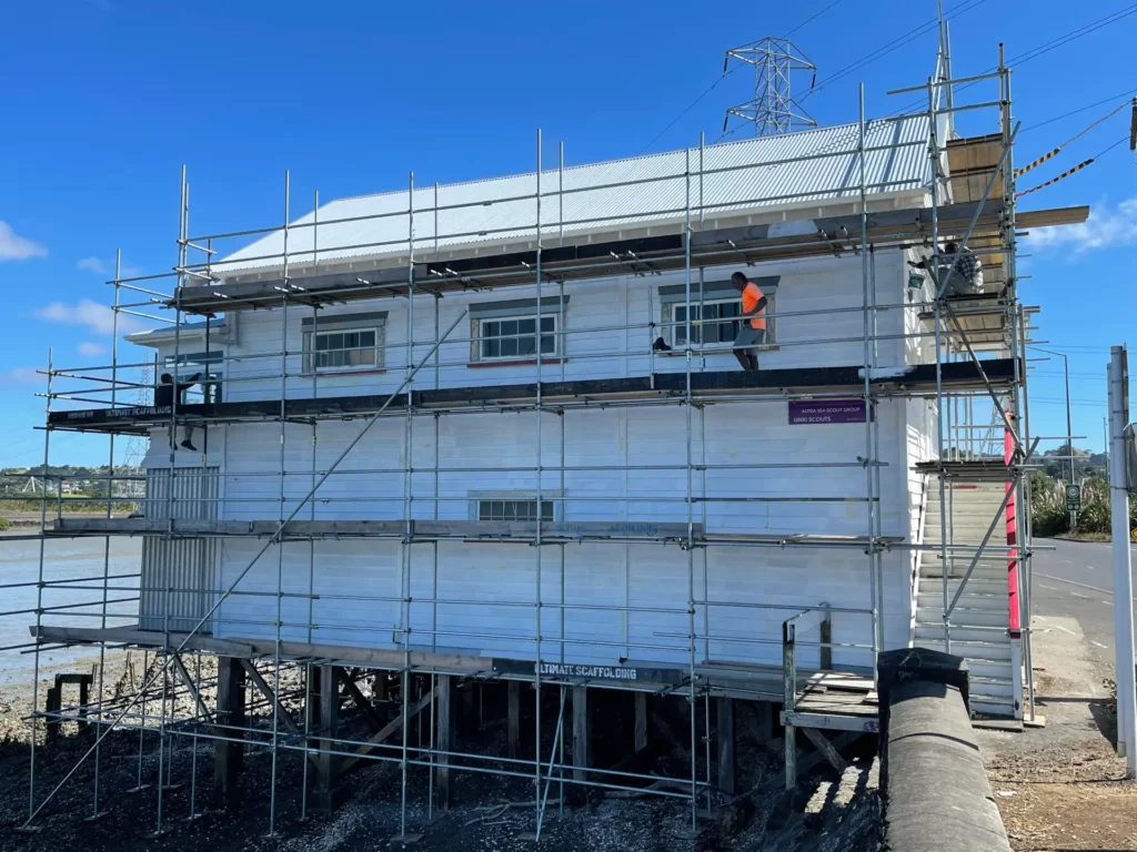 a house under construction