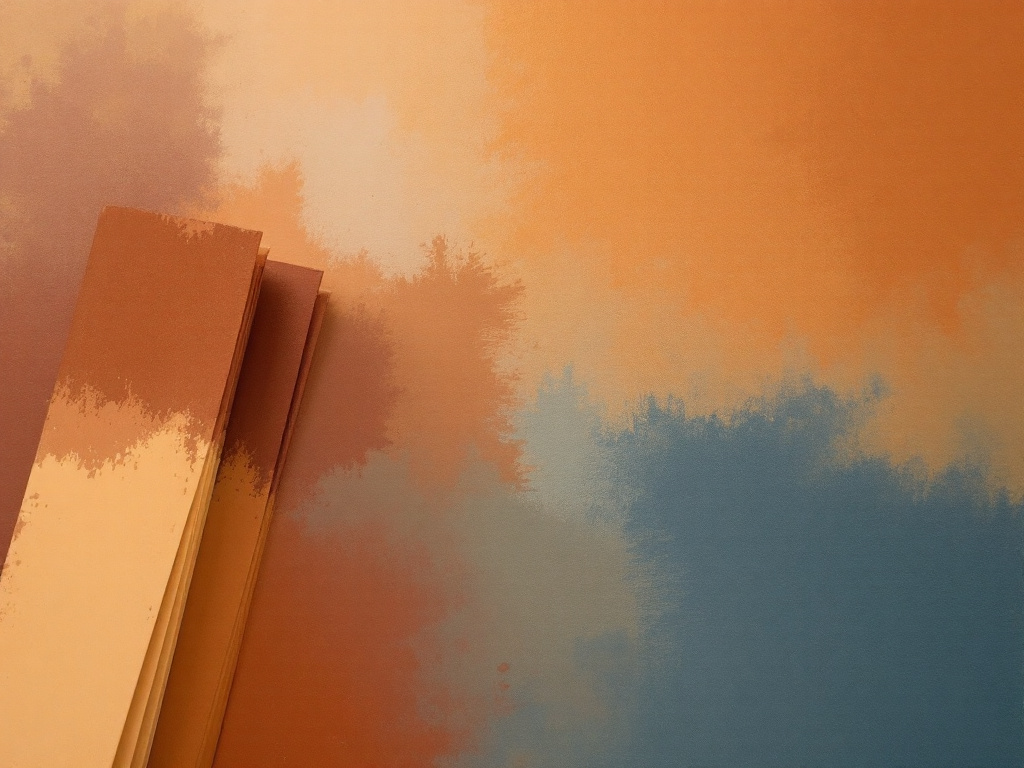 A multi-colored wall painted with different Sherwin-Williams shades